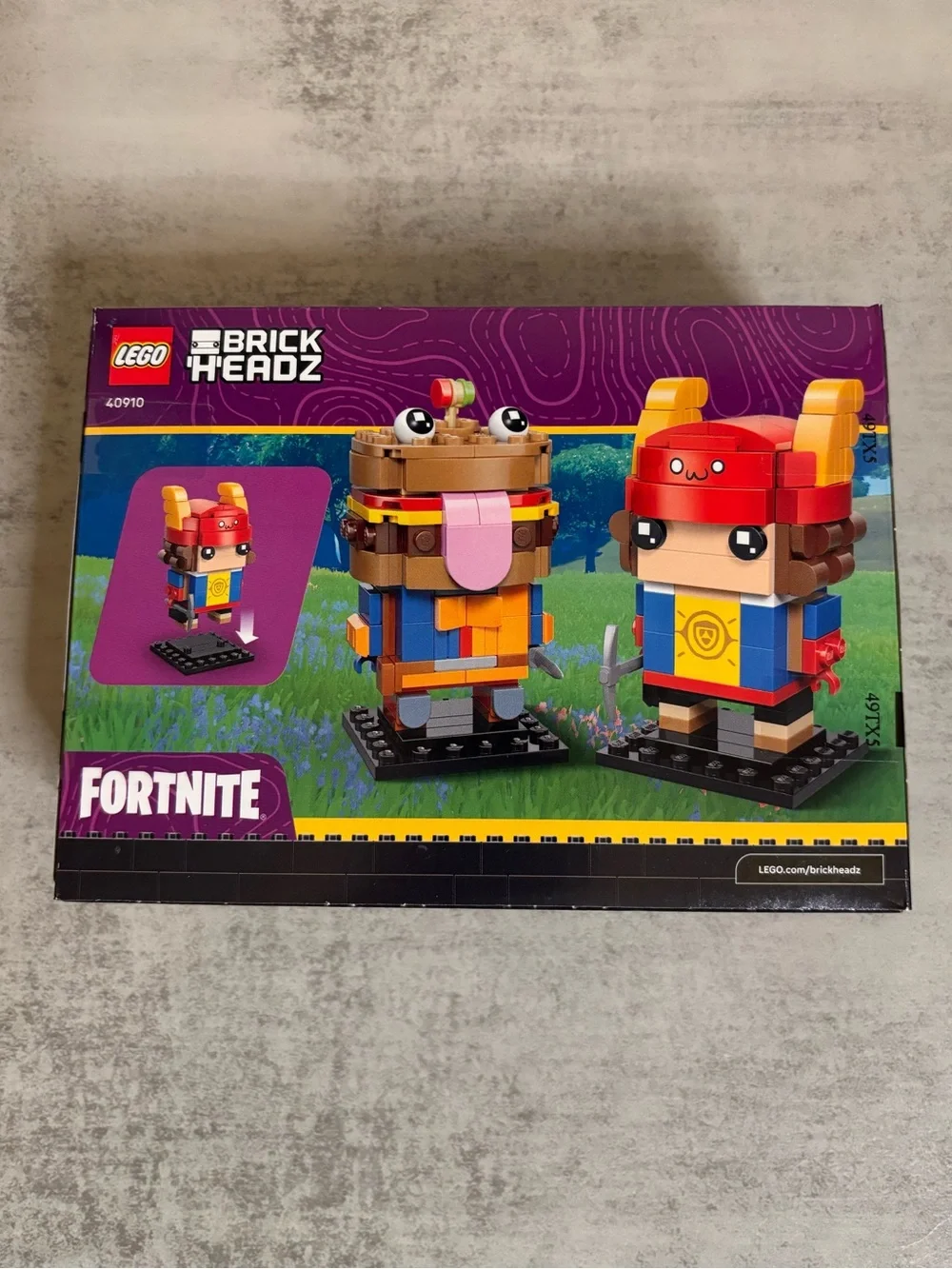 Lego Fortnite BrickHeadz Beef Boss and Skye Set (#40910)